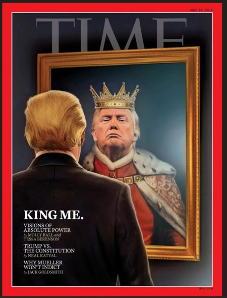 Trump king Time Mag